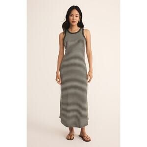 Z Supply Goodwin Stripe Midi Dress - Dark Agave NWT VARIOUS SIZES